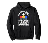 Im Not Mad Its Just Cardio Drumming Pullover Hoodie