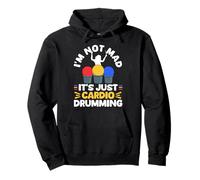 Im Not Mad Its Just Cardio Drumming Pullover Hoodie