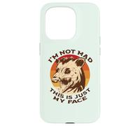 I'M NOT MAD THIS IS JUST MY FACE Funny Possum Scream Meme Case for iPhone 15 Pro
