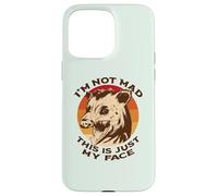 I'M NOT MAD THIS IS JUST MY FACE Funny Possum Scream Meme Case for iPhone 15 Pro Max