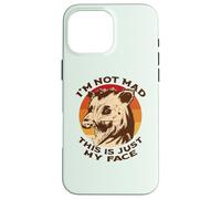 I'M NOT MAD THIS IS JUST MY FACE Funny Possum Scream Meme Case for iPhone 16 Pro Max