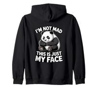 I'm Not Mad This Is Just My Face Panda Mood Zip Hoodie