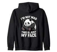 I'm Not Mad This Is Just My Face Panda Mood Zip Hoodie