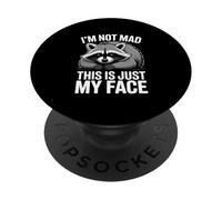 I'm Not Mad This Is Just My Face Raccoon Mood PopSockets Adhesive PopGrip