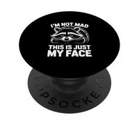 I'm Not Mad This Is Just My Face Raccoon Mood PopSockets Adhesive PopGrip