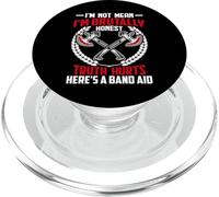 Im Not Mean Im Brutally Honest Truth Hurts Here's a Band Aid PopSockets PopGrip for MagSafe