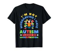 I'm Not Misbehaving I Have Autism Awareness Autistic Boys T-Shirt
