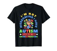 I'm Not Misbehaving I Have Autism Awareness Autistic Girls T-Shirt