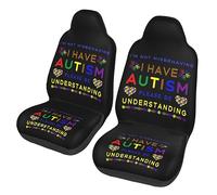 I'M Not Misbehaving I Have Autism Please Be Understanding Autism Awareness Car Seat Protector Set Of 2 Stain Resistant Seat Covers Car Front Easy Clean Auto Seats Cover For Suv Sedan Vehicles