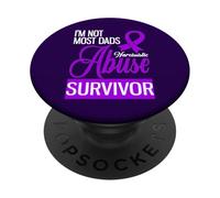 I'm Not Most Dads I'm A Narcissistic Abuse Survivor PopSockets Adhesive PopGrip