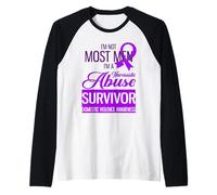 I'm Not Most Men I'm A Narcissistic Abuse Survivor Raglan Baseball Tee