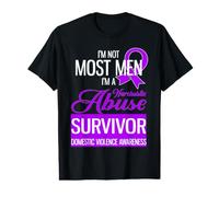I'm Not Most Men I'm A Narcissistic Abuse Survivor Value Graphic T-Shirt