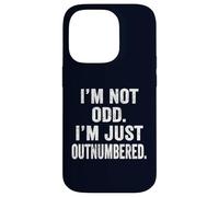 I'm Not Odd I'm Just Outnumbered Funny Weirdo Introvert Gift Case for iPhone 14 Pro