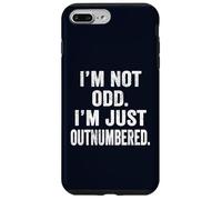 I'm Not Odd I'm Just Outnumbered Funny Weirdo Introvert Gift Case for iPhone 7 Plus/8 Plus