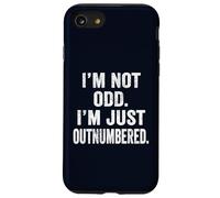 I'm Not Odd I'm Just Outnumbered Funny Weirdo Introvert Gift Case for iPhone SE (2020) / 7/8