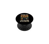 I'm Not Old I Just Need Some WD40 Owl Dad Birthday Funny Men PopSockets Adhesive PopGrip