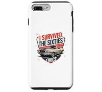 I'm Not Old I SURVIVED SIXTIES TWICE 70th 60s Birthday Dad Case for iPhone 7 Plus/8 Plus
