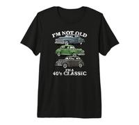 I'm Not Old I'm A 40's Classic Cars Light Lettering Aged Premium T-Shirt