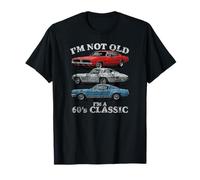 I'm Not Old I'm A 60's Classic Cars Light Lettering Aged T-Shirt