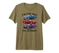 I'm Not Old I'm A 70's Classic Cars Dark Lettering Premium T-Shirt