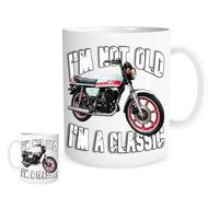 I'm Not Old I'm A Classic - 1970's to 1980's Classic Motorcycle. 11oz Ceramic Photograph Mug for Tea or Coffee
