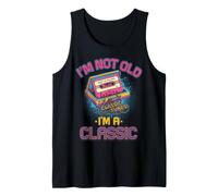I'm Not Old I'm A Classic Retro 80s Cassette Tape Tank Top