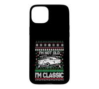 I'm Not Old I'm a Classic Vintage Car Ugly Christmas Sweater Case for iPhone 15 Plus