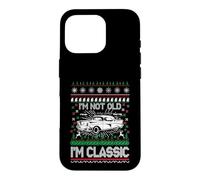 I'm Not Old I'm a Classic Vintage Car Ugly Christmas Sweater Case for iPhone 16 Pro