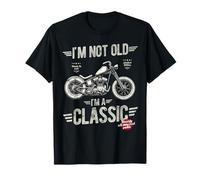I'm Not Old I'm A Classic. Vintage, Retro Motorbike Birthday T-Shirt