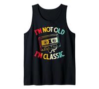 I'm Not Old I'm Classic 70's 80's 90's Retro Style Cassette Tank Top
