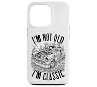 I'm Not Old I'm Classic Funny Vintage Abandoned Car Animals Case for iPhone 13 Pro