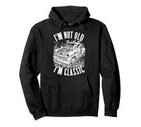 I'm Not Old I'm Classic Funny Vintage Abandoned Car Animals Pullover Hoodie