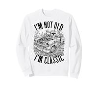 I'm Not Old I'm Classic Funny Vintage Abandoned Car Animals Sweatshirt