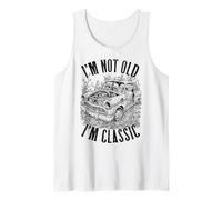 I'm Not Old I'm Classic Funny Vintage Abandoned Car Animals Tank Top