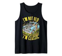 I'm Not Old I'm Classic Funny Vintage Abandoned Car Animals Tank Top