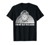 I'm Not Old I'm Classic Retro Clock Design T-Shirt