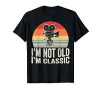 I'm Not Old I'm Classic Retro Movie Camera T-Shirt