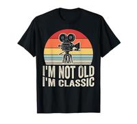 I'm Not Old I'm Classic Retro Movie Camera T-Shirt