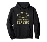 I'm Not Old I'm Classic Vintage C-130 Hercules Airplane Pullover Hoodie