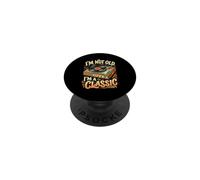 I'm Not Old I'm Classic Vintage Record Player Music PopSockets Adhesive PopGrip
