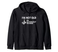 I'm Not Old Im Classically Old School Gamer & Gaming Uncle Zip Hoodie