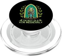 Im Not Old I'm Medieval Funny Frog Knight Fantasy Humor PopSockets PopGrip for MagSafe