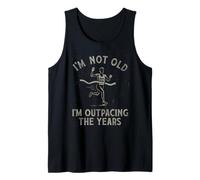 I'm Not Old I'm Outpacing the Years Funny Running Pun Tank Top