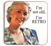 I'm Not Old, I'm RETRO Single Coaster