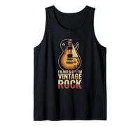 I'm Not Old I'm Vintage Rock Retro Guitar Tank Top