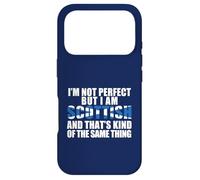I'M NOT PERFECT BUT AM SCOTTISH KINDA SAME THING Flag Meme Case for iPhone 17 Pro