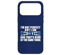 I'M NOT PERFECT BUT AM SCOTTISH KINDA SAME THING Flag Meme Case for iPhone 17 Pro Max