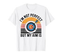 I'm Not Perfect But My Aim is Archery Funny Archer T-Shirt