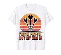 I'm Not Perfect But My Aim is Funny Darts T-Shirt