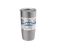 I'm NOT Perfect BUT Scottish Kinda Same Thing Meme ON Back Stainless Steel Insulated Tumbler